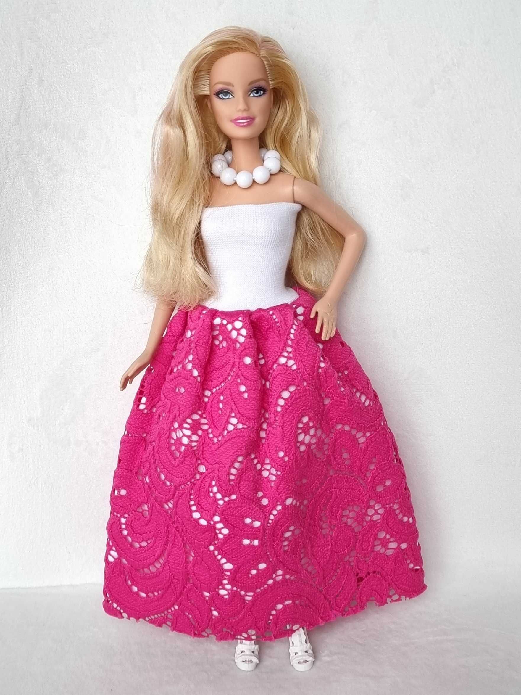 Sukienki ubranka dla lalki Barbie 5 szt. Lalka baletnica gratis