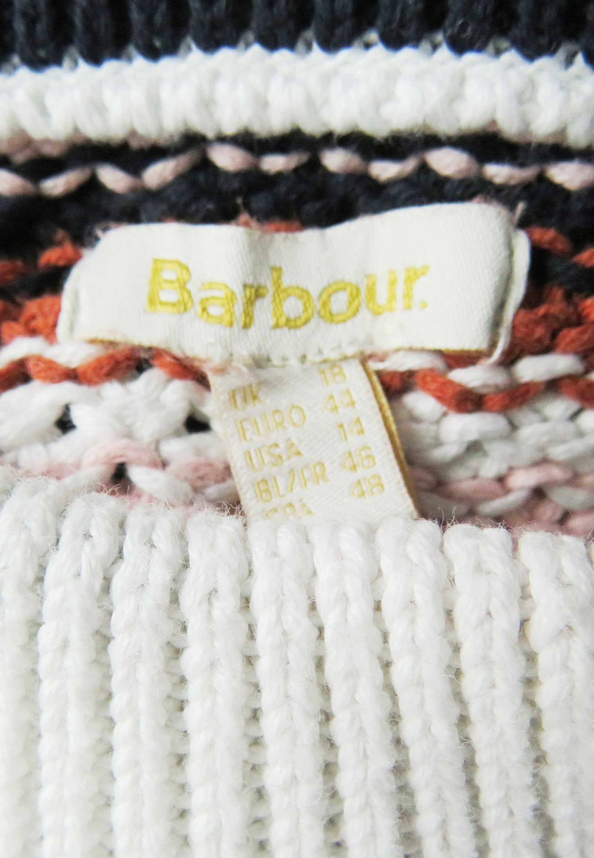 Sweter Barbour XXL size 18 długi sweterek Barbour