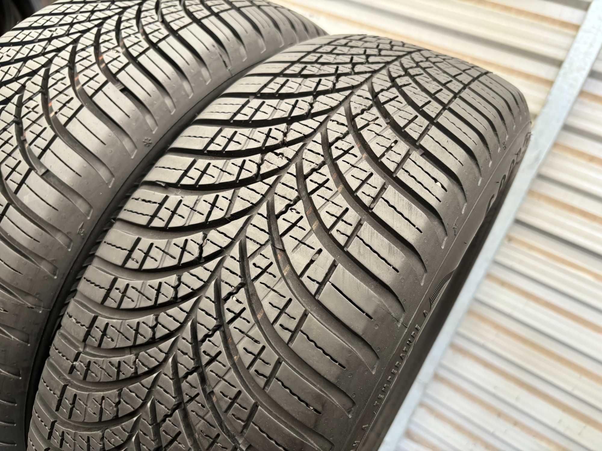 2szt całoroczne 195/55R16 GoodYear 7,5-6,8mm 2023r 4S1282 gwarancja