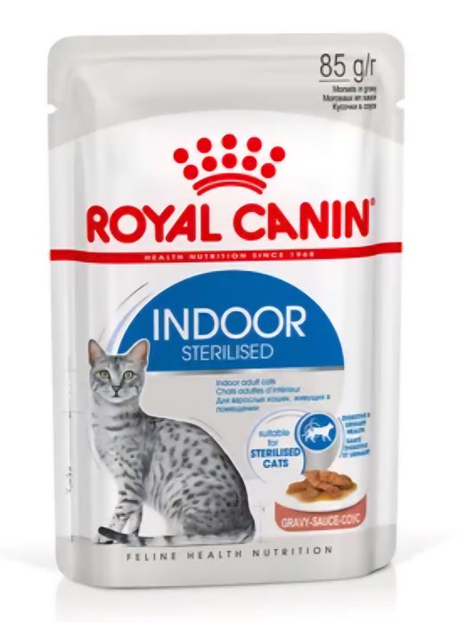 48x85g Royal Canin Indoor Sterilised kawałki w Sosie 

Wszystkie karmy