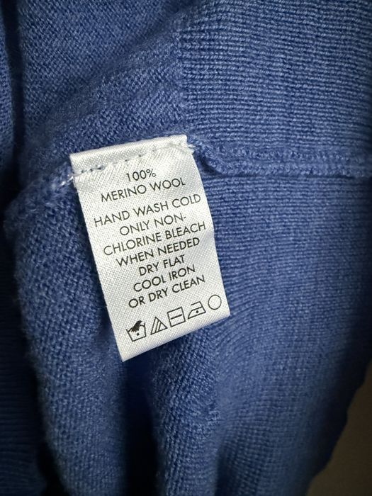 Wełniany 100% merino sweter Calvin Klein