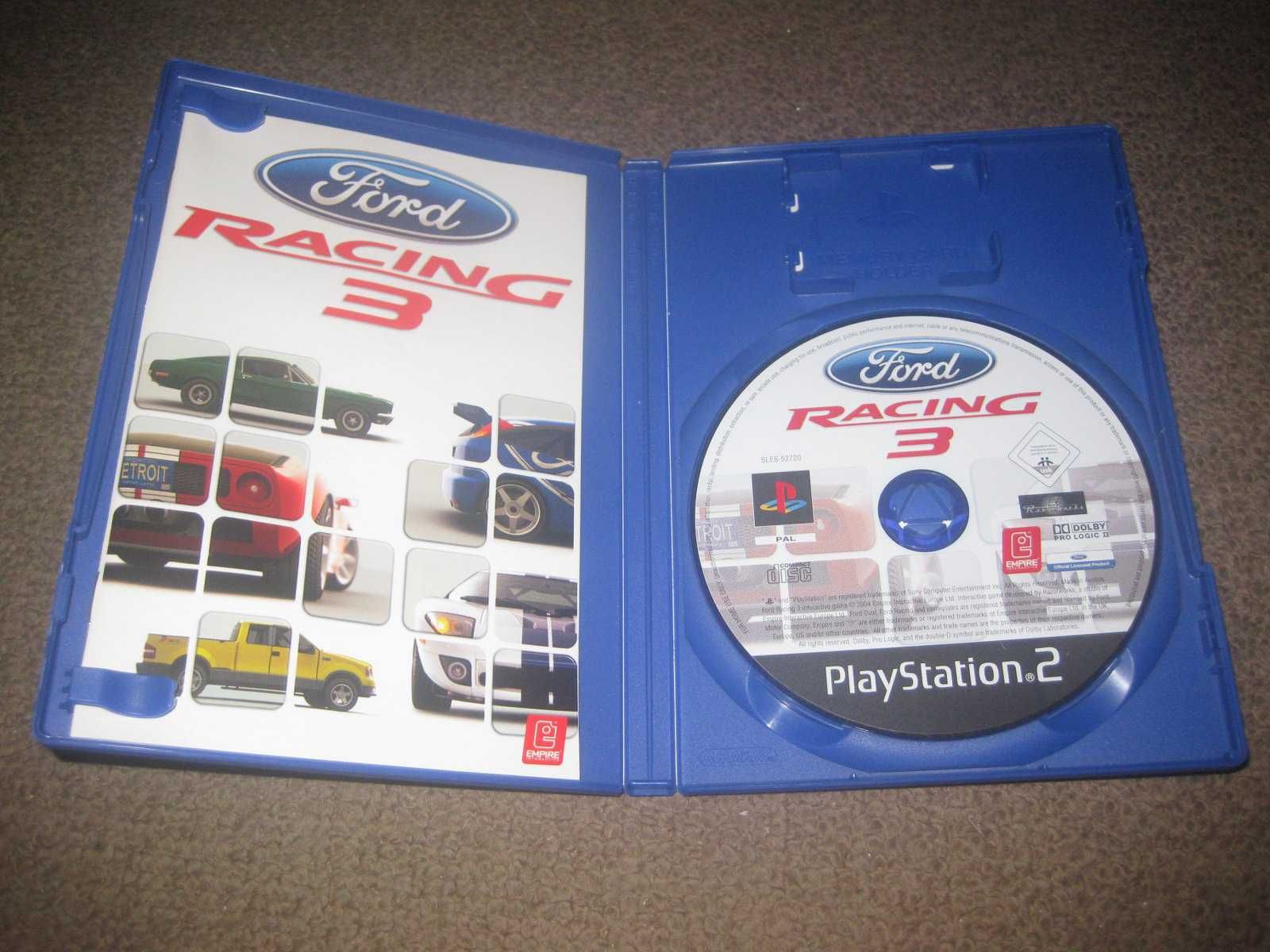 Jogo "Ford Racing 3" para Playstation 2/Completo!