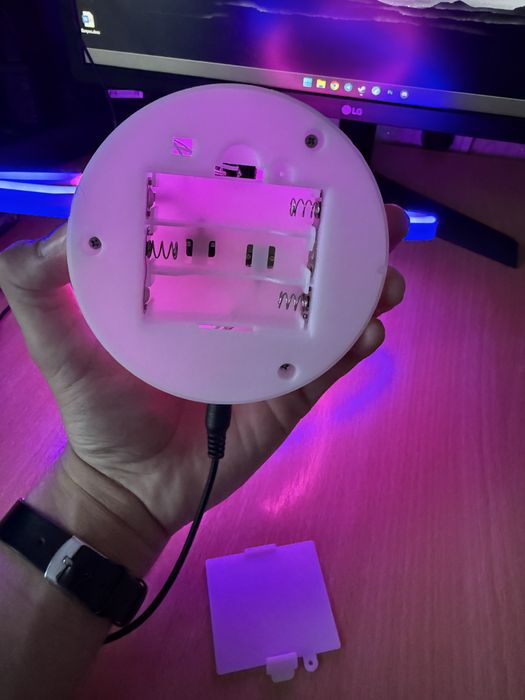 Неоновая LED лампа Планета (ночник, RGB)
