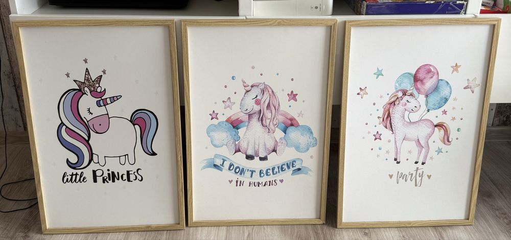 Obrazy dziecięce dla dziewczynki 60x40