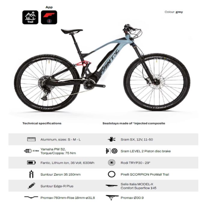 Rower elektryczny Fantic xtf 1.5 Yamaha 630 wh raty 0 %