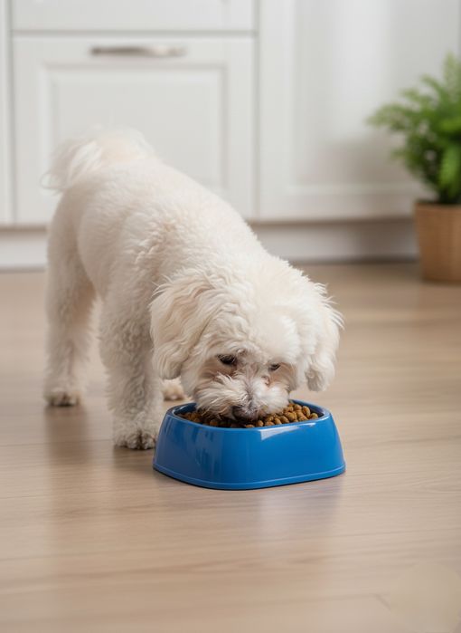 Miska dla psa plastikowa niebieska