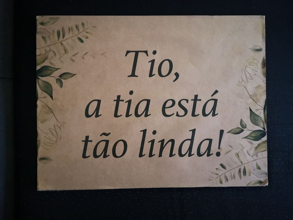 Placas de Casamento.