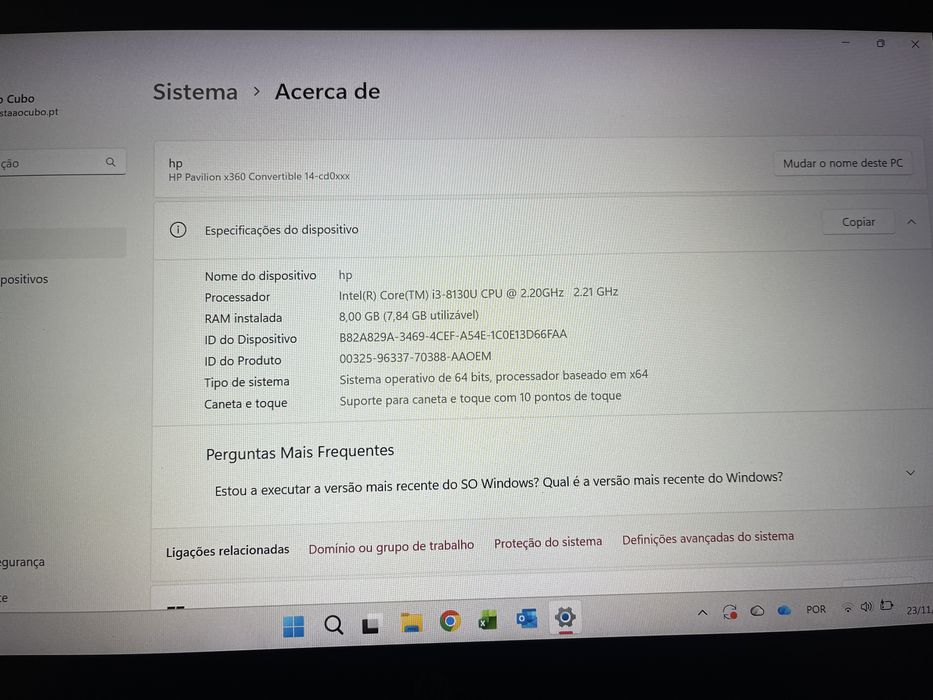 Portatil HP 14-cd00xxx