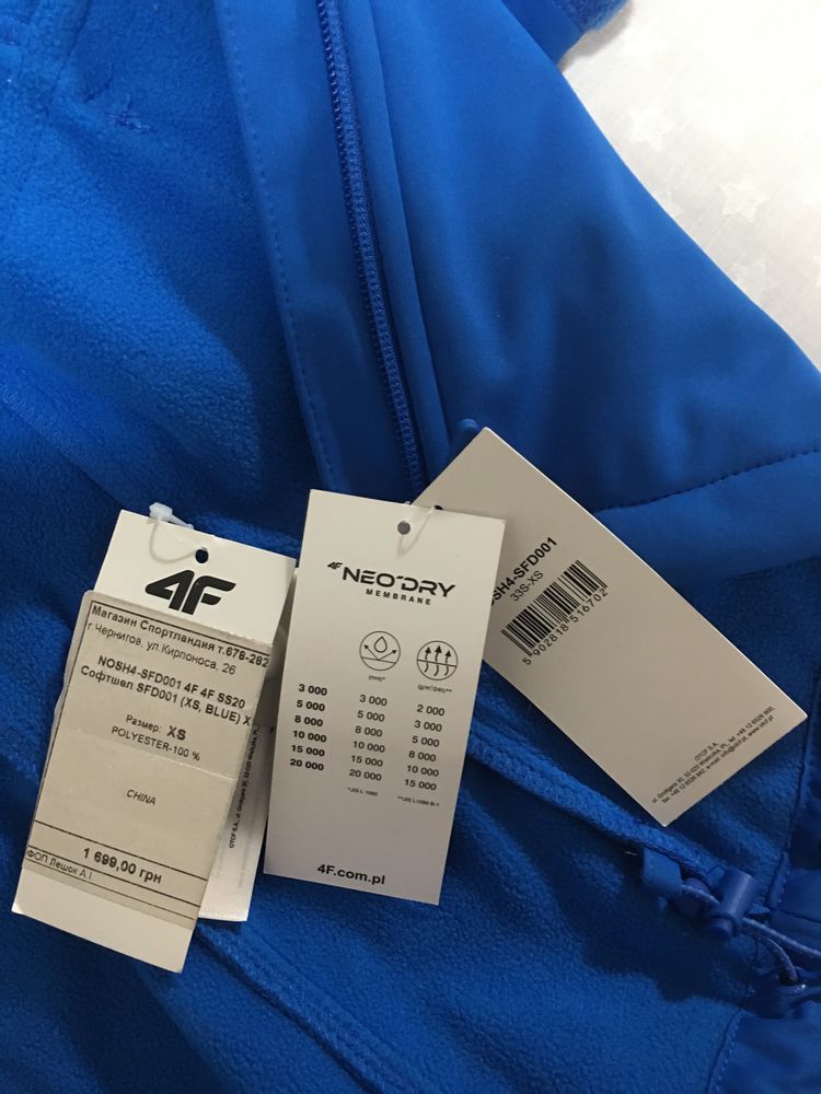 Джемпер флісовий soft shell софтшел жіночий 4 F