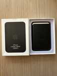 Apple leather wallet magsafe czarny