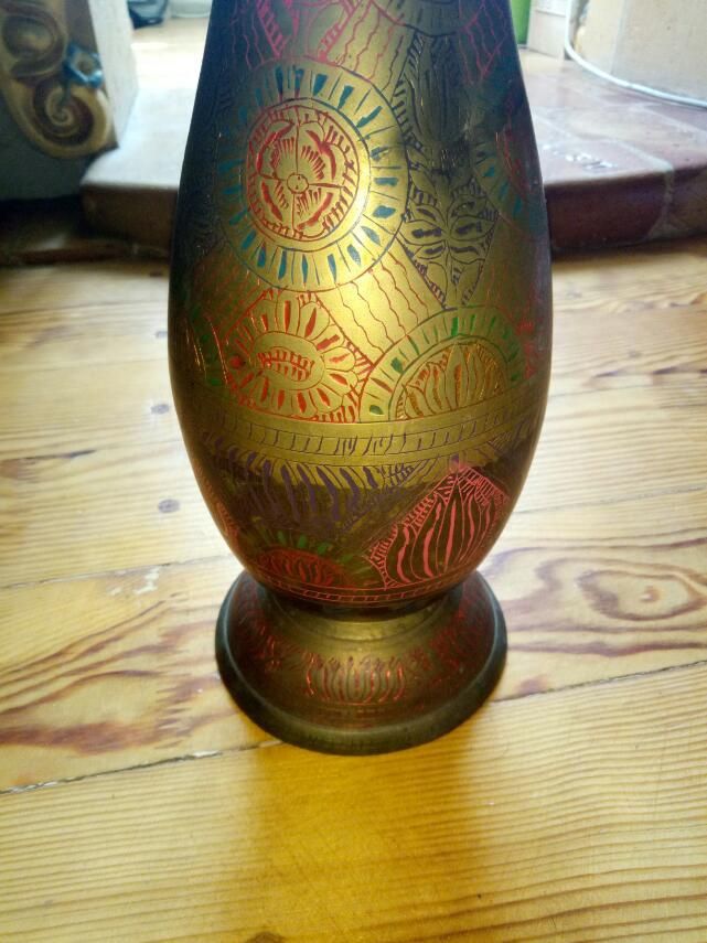 Старинная индийская ваза