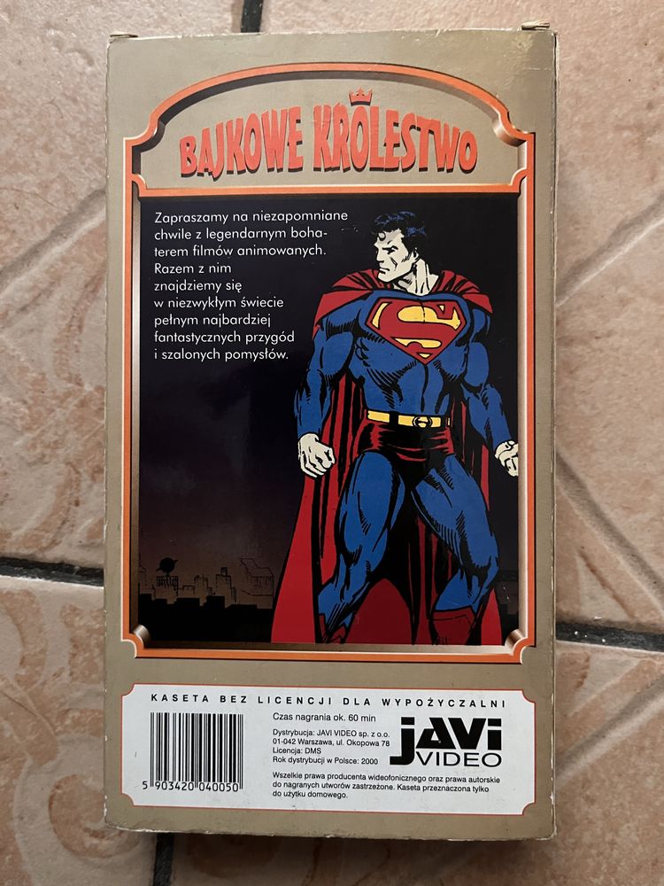 Kaseta superman vhs