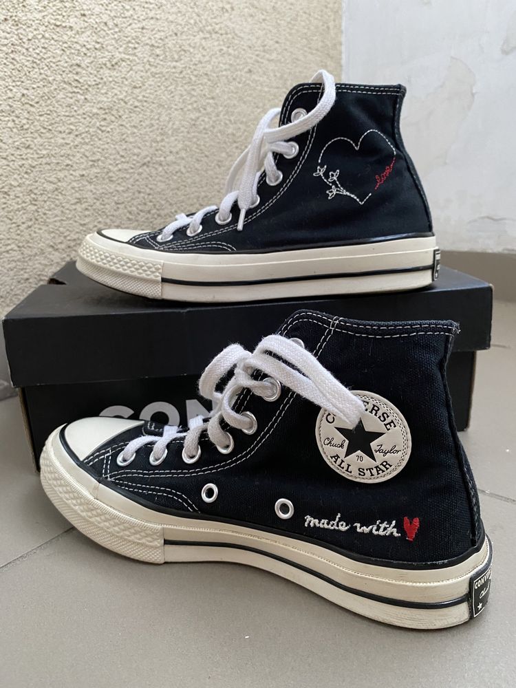 converse chuck taylor з сердечком 36 розмір