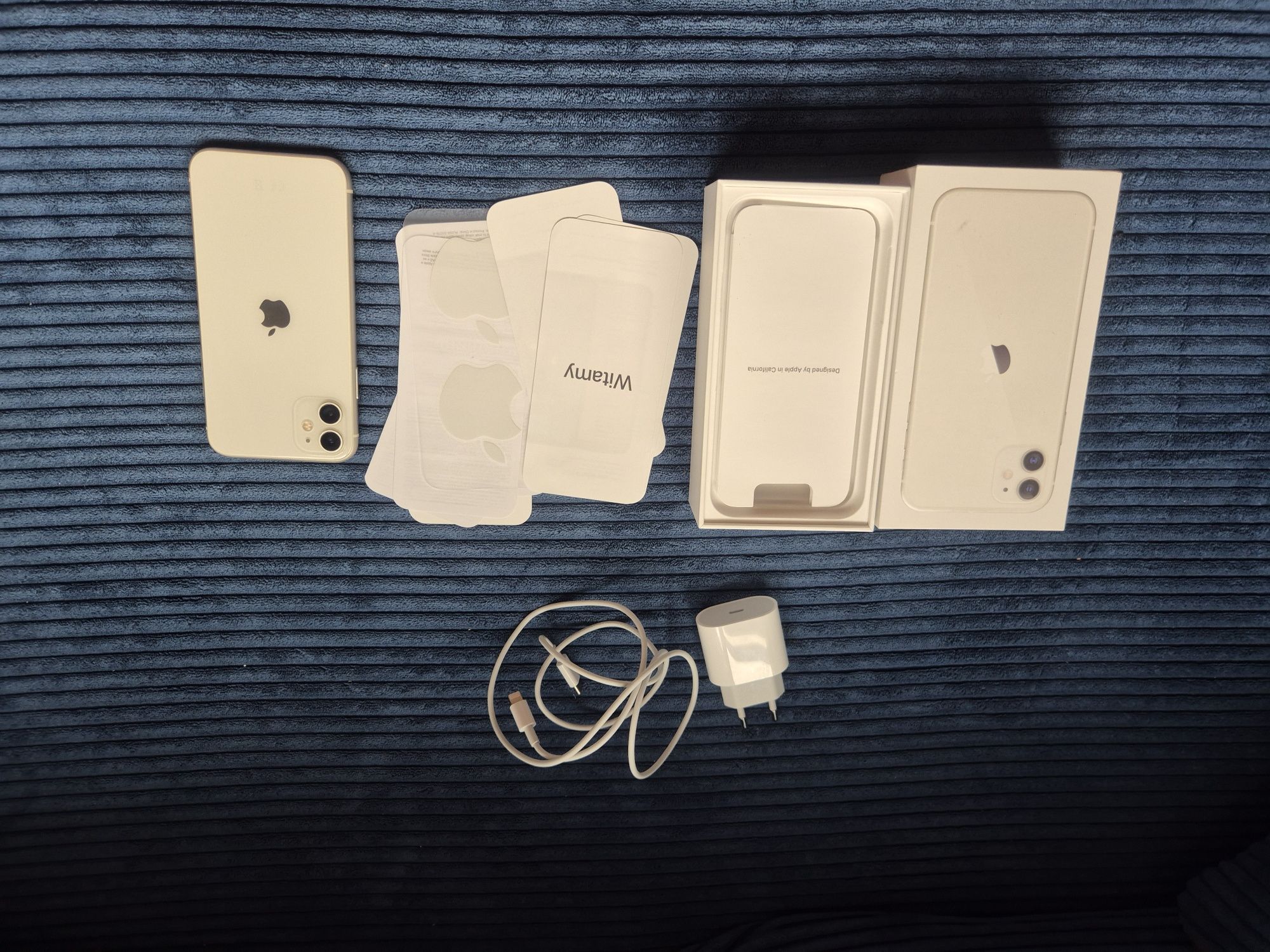 Piekny jak nowy super stan APARAT ZADBANYiPhone 11 bialy super rarytas