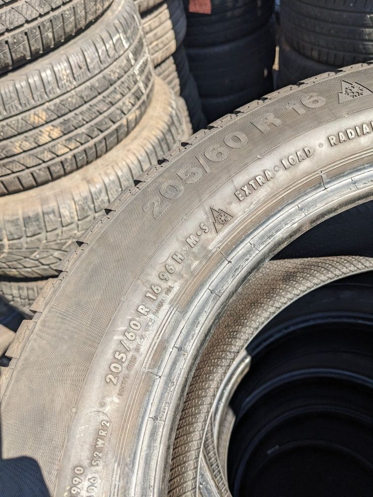 205/60R16 Continental 8 мм зима комплект