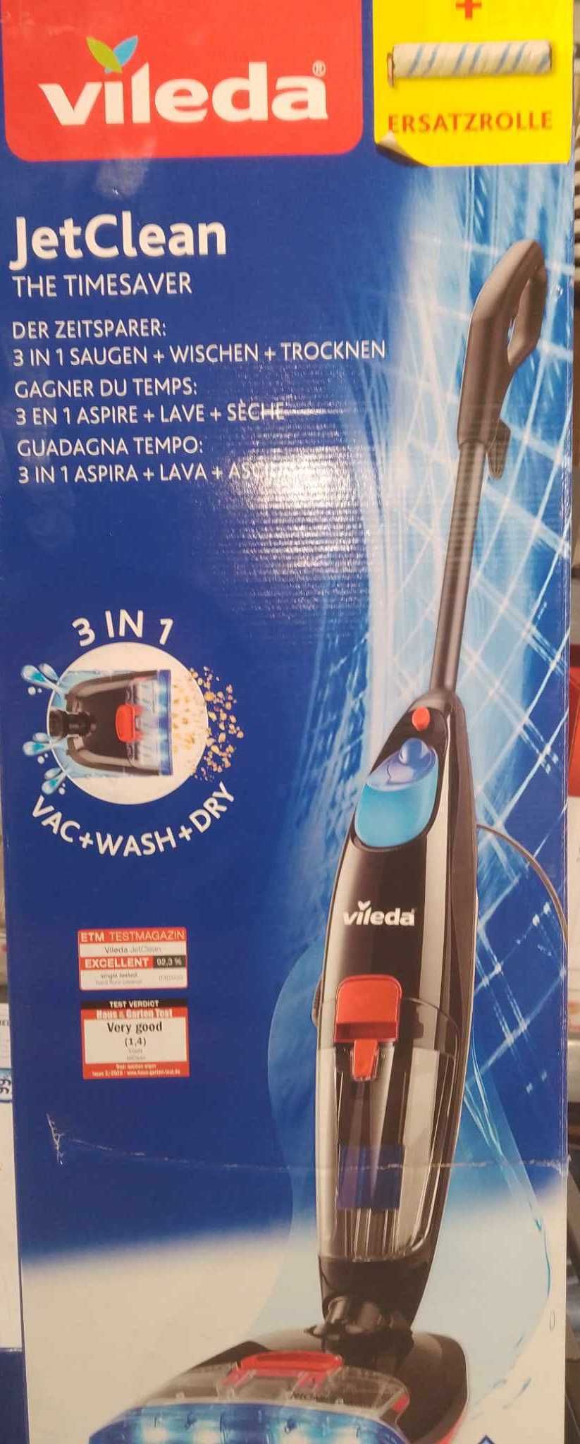 Odkurzacz piorący vileda jet clean 3w1