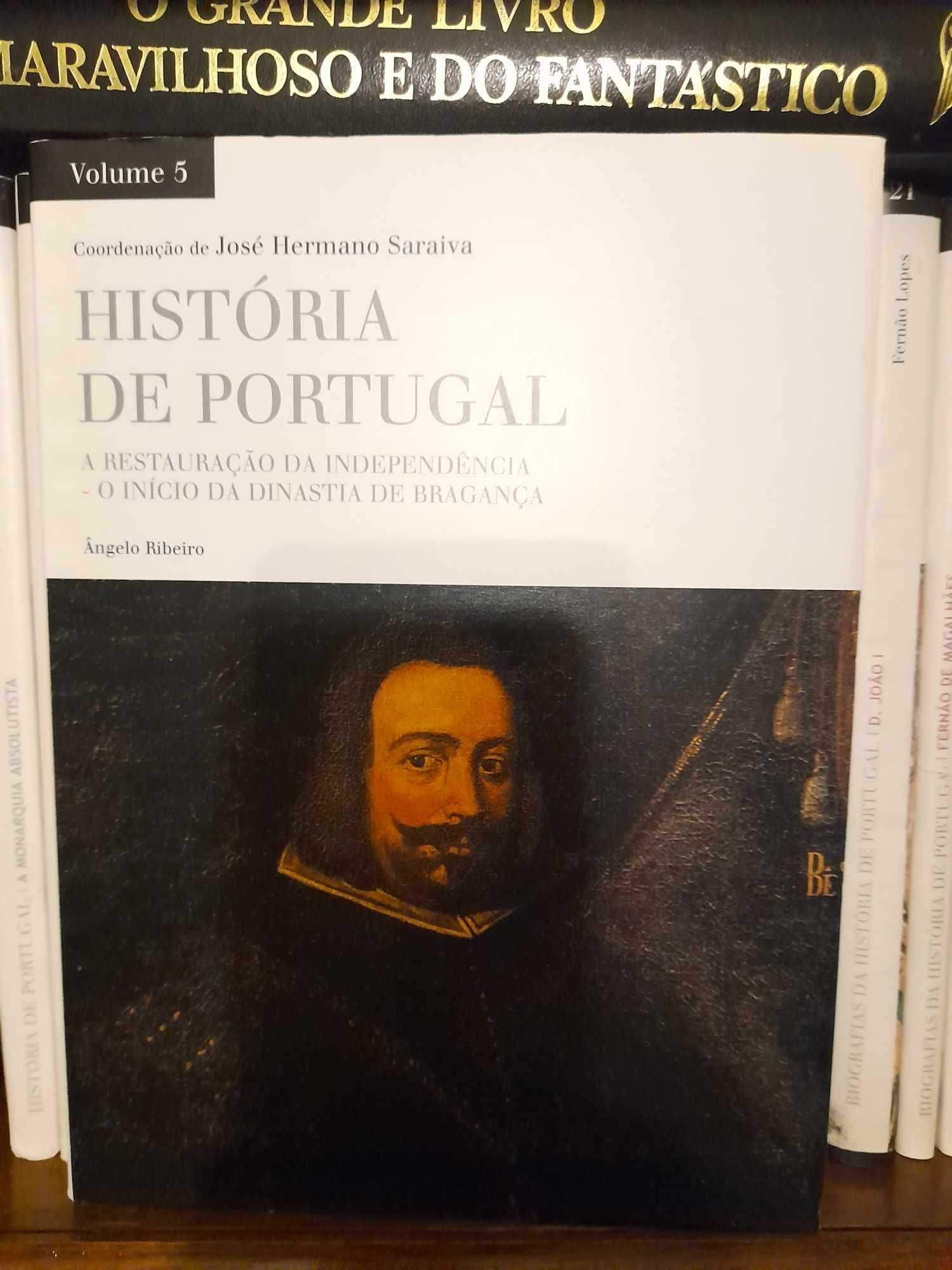 "História de Portugal" por Ângelo Ribeiro, coordenação José H. Saraiva