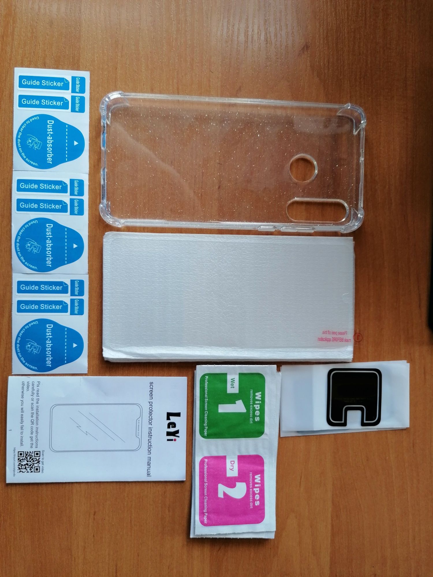 Pokrowiec, Etui + 3 x szklo hartowane do Huawei P30 Lite