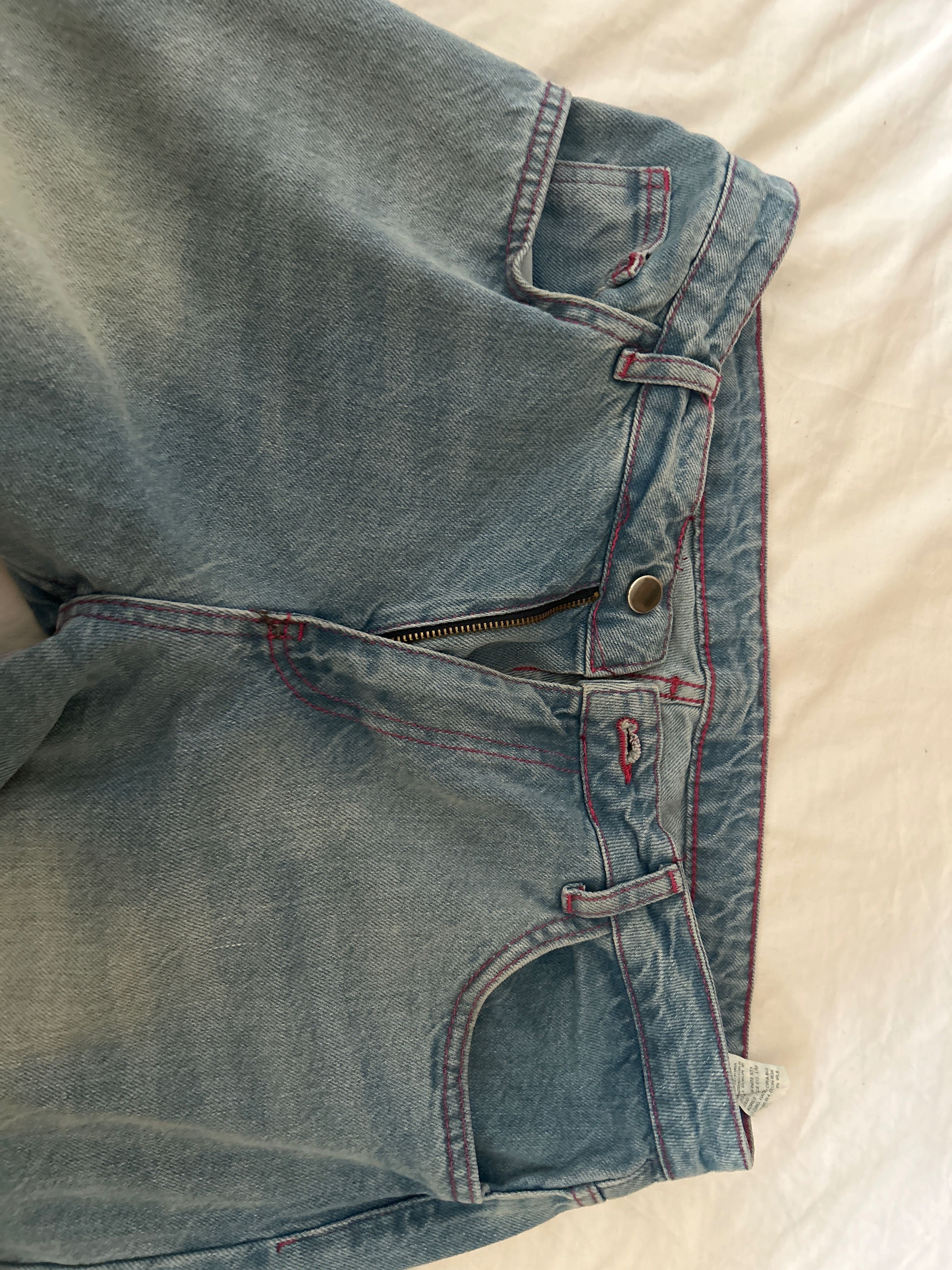 Calças jeans azuis