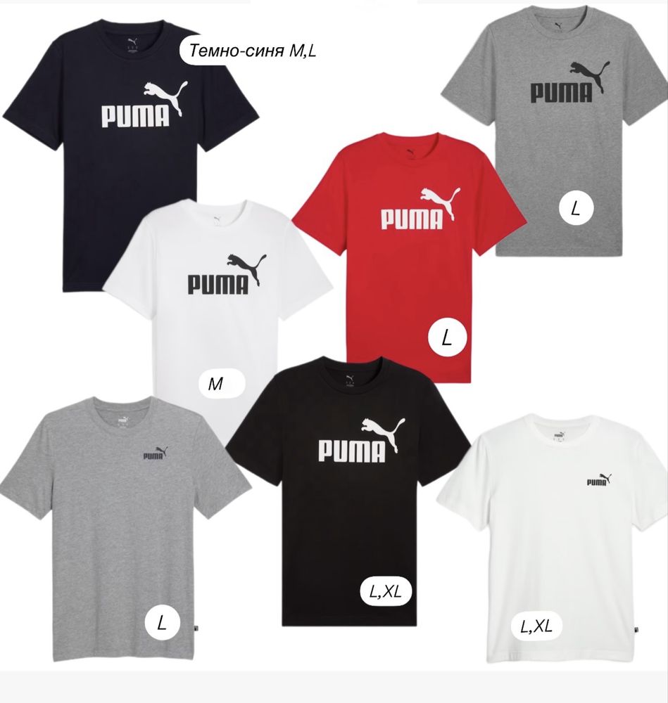Футболка Puma, чоловіча футболка Puma