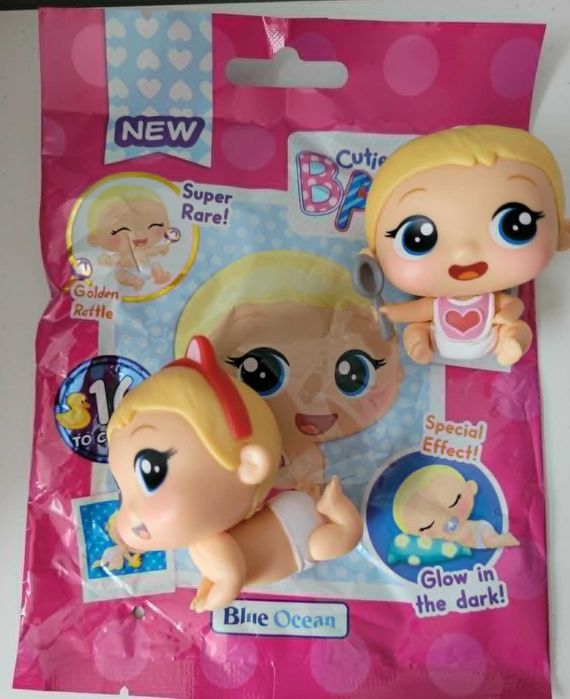 Nowość 10 X zestaw Cutie BABY saszetka 10 szt słodki niemowlak figurki