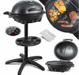 GRILL ELEKTRYCZNY 2W1 kolumnowy stojący stołowy 2400W