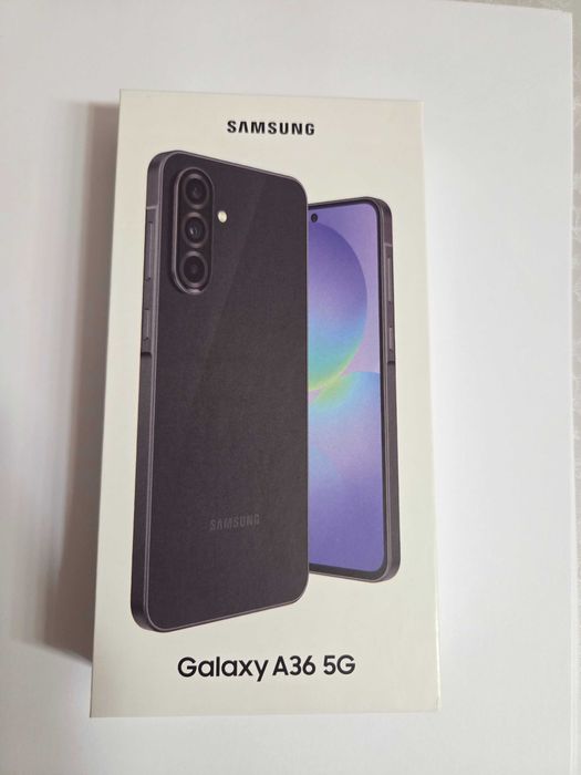 Samsung Galaxy A36 5G 6/128 GB BLACK - NOWY Gwarancja