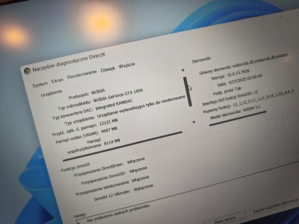 Laptop gamingowy MSi MS-16R3 i5 16/256SSD GTX1050