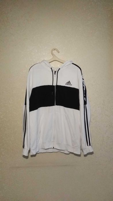 Худи кофта толстовка Adidas с лампасами (L-XL) оригинал