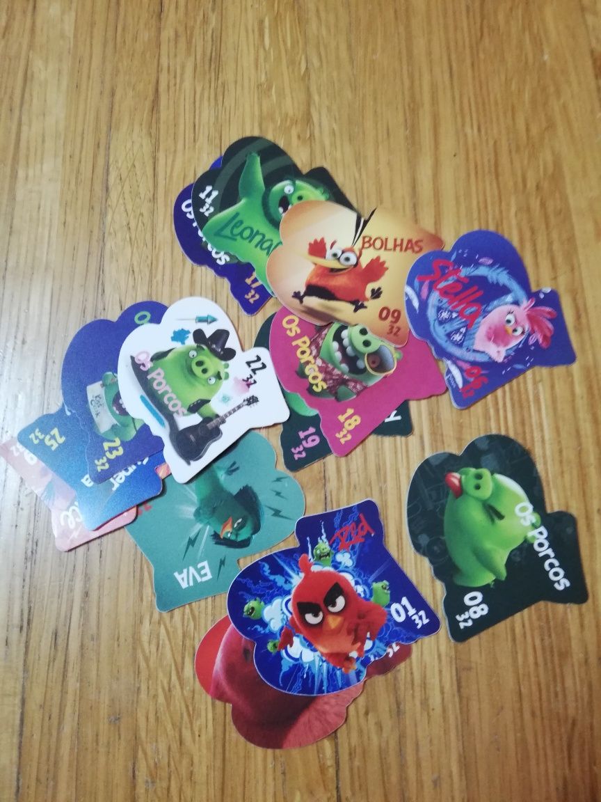 Discos cartas angry birds