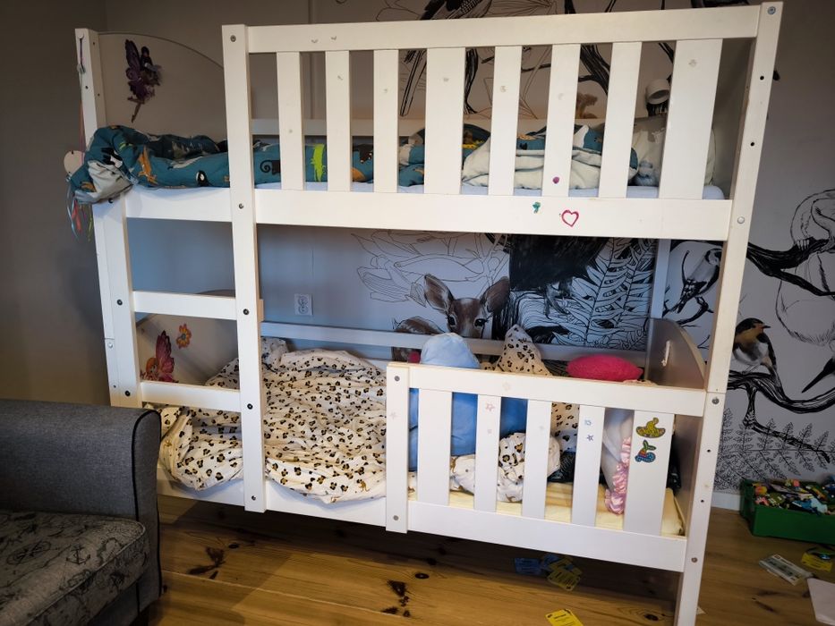 Łóżko piętrowe 160x80 z możliwością rozstawienia na dwa niezależne