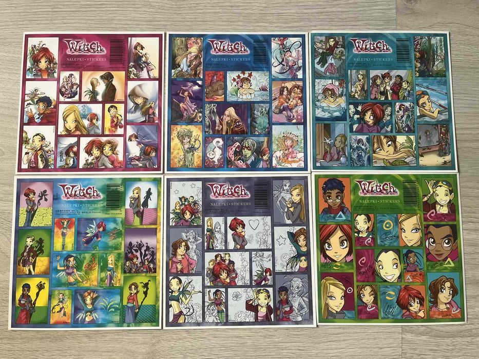 Karteczki Naklejki Derform Disney WITCH 6 szt (10 zł/szt)