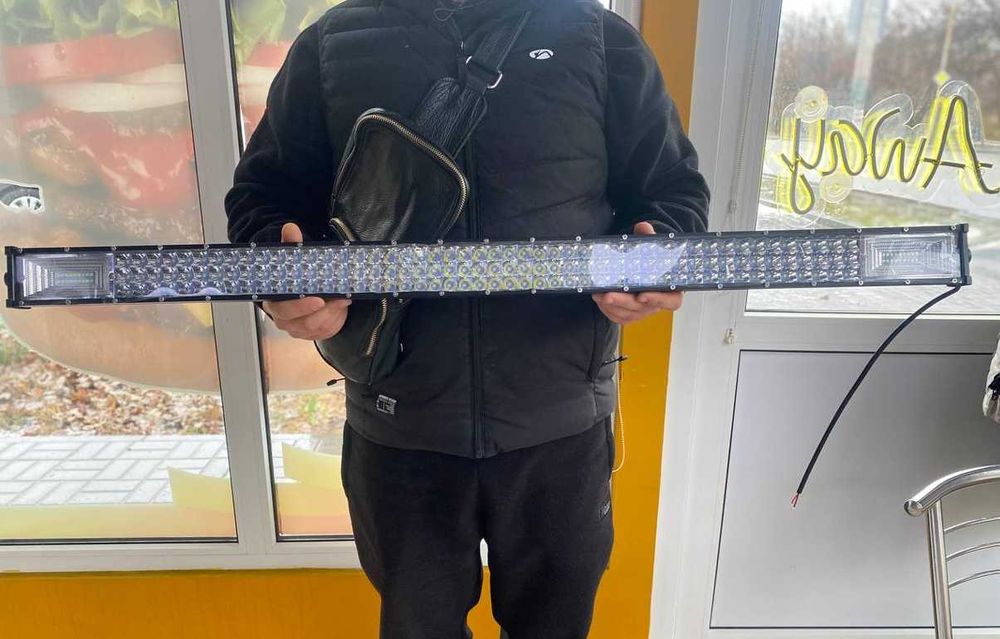 Балка Лед Фара Світлодіодна дальний свет на кенгурятник нива джип Лед