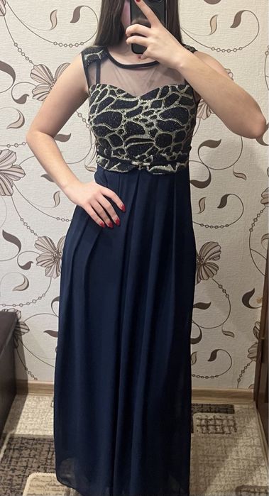 Вечірнє плаття сукня платье XS довге нарядне