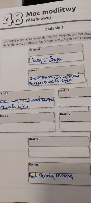 Mocą ducha świętego podręcznik+ ćwiczenia
