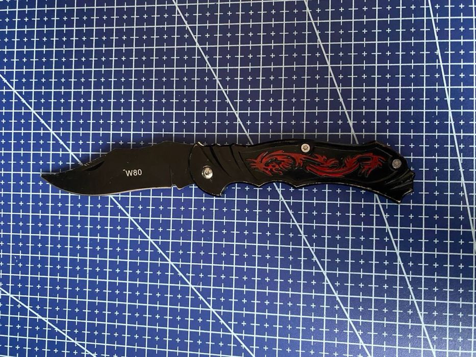 Розкладний, повністю металічний ніж ноунейм