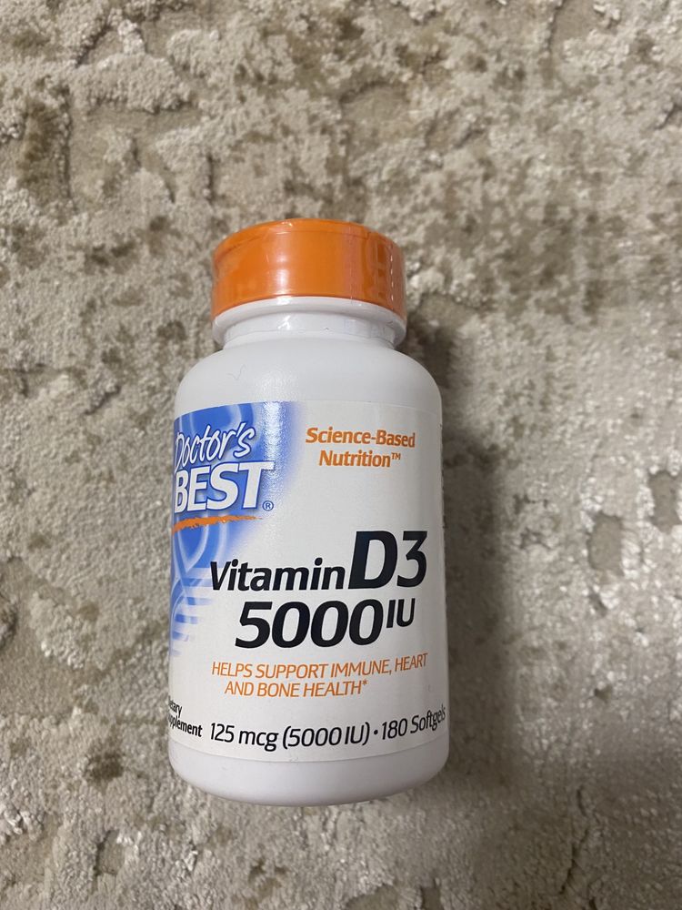 Витамин Д3 дозировка 1000, 2000, 5000, 10000