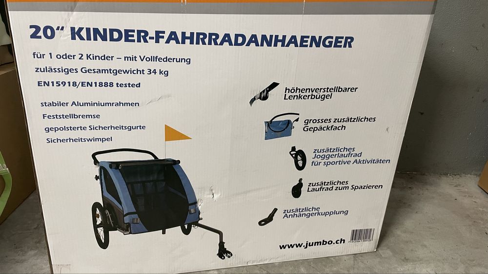 Atrelado bicicleta crianca