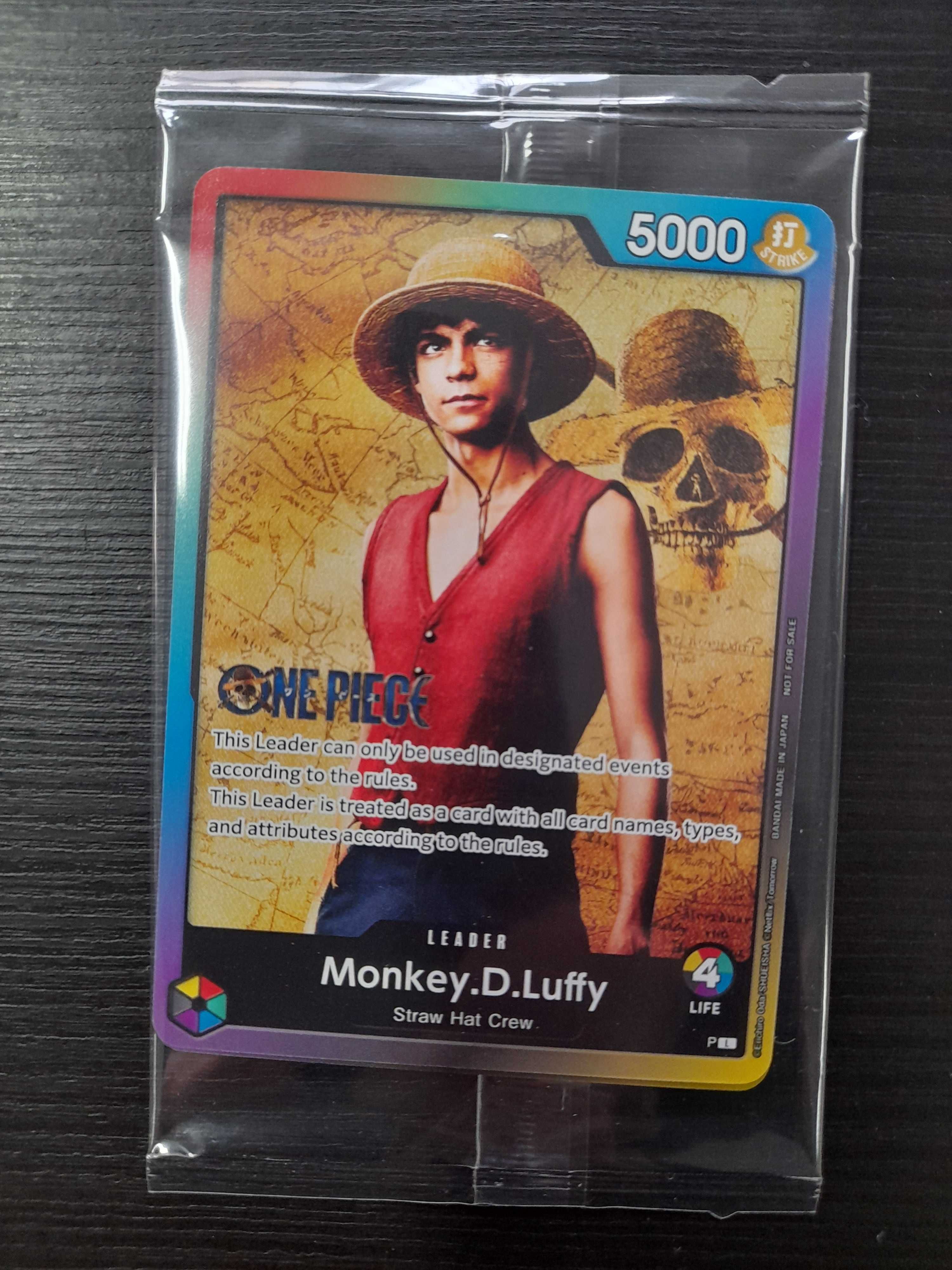 One piece card game Monkey.D.Luffy 2 promo cards