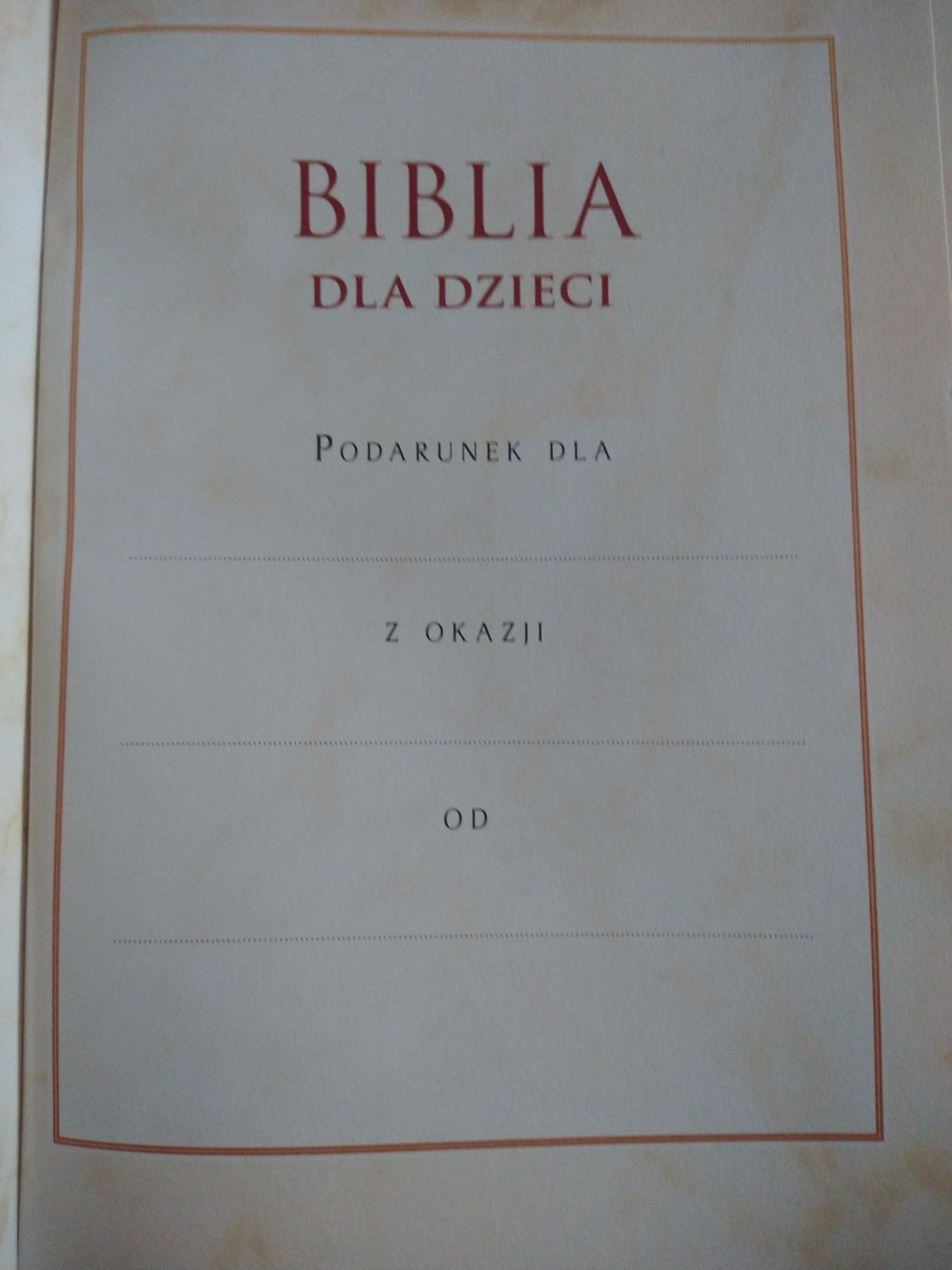 Biblia dla dzieci 365 historii ze starego i nowego testamentu