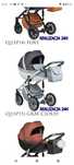 Anex Sport wózek 2w1 plus łupina Maxi Cosi z adapterami