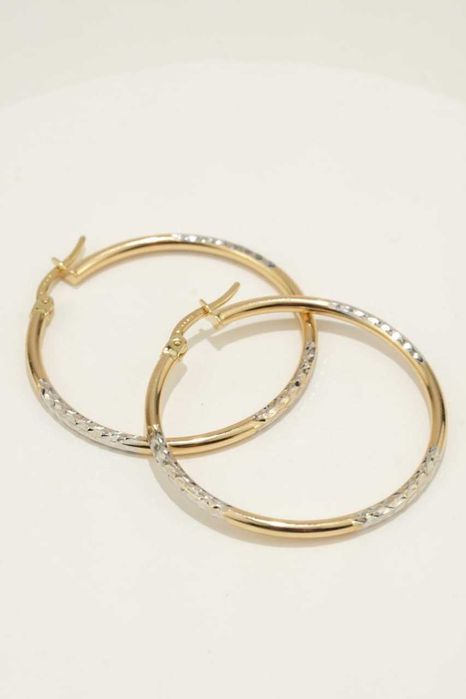 Złote kolczyki 14K 3.09g