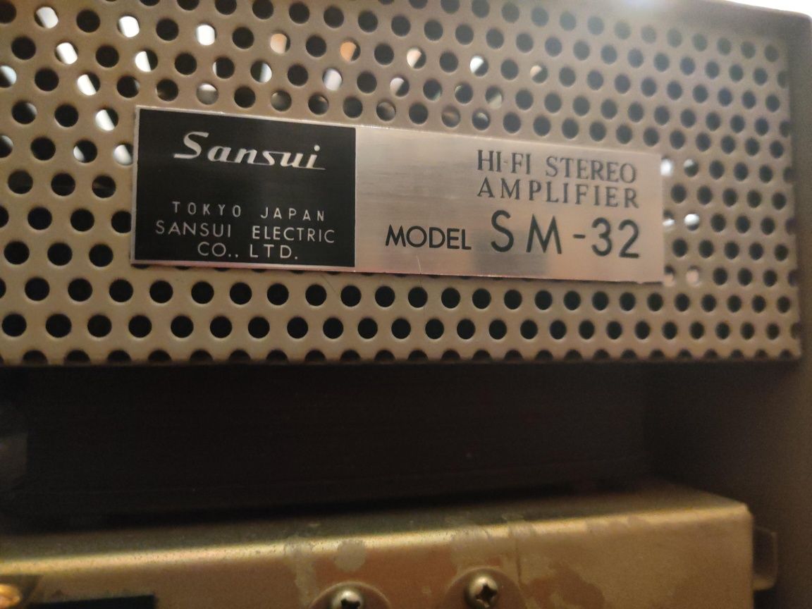 1962r Rarytas Sansui SM32 Tokyo Amplituner lampowy,stan idealny Japan