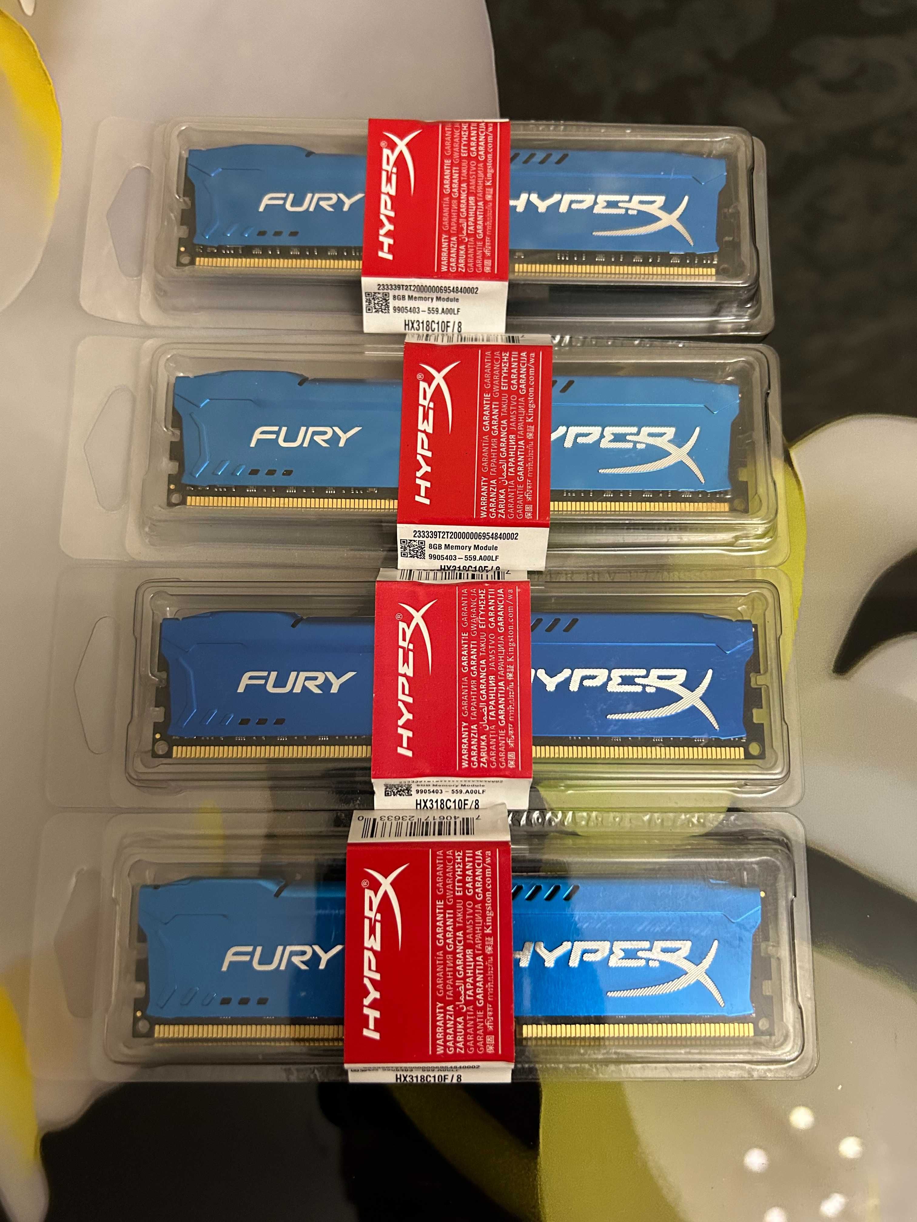 Оперативная HyperX Fury DDR3 планки по 8Gb 1333/ 1600/ 1866Mhz