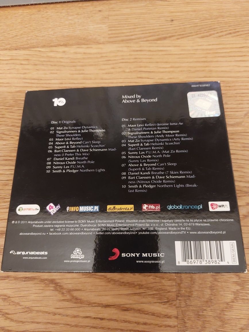 Anjunabeats  2 CD 10 Above & Beyond Stan idealny