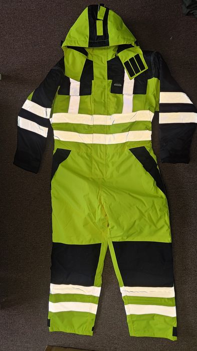 Lyngsøe Denmark Wintet S zimowy kombinezon odblaskowy Hi-Vis roboczy