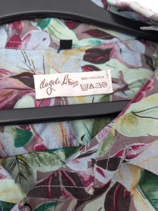 Koszula Męska Kwiaty XL Nowa