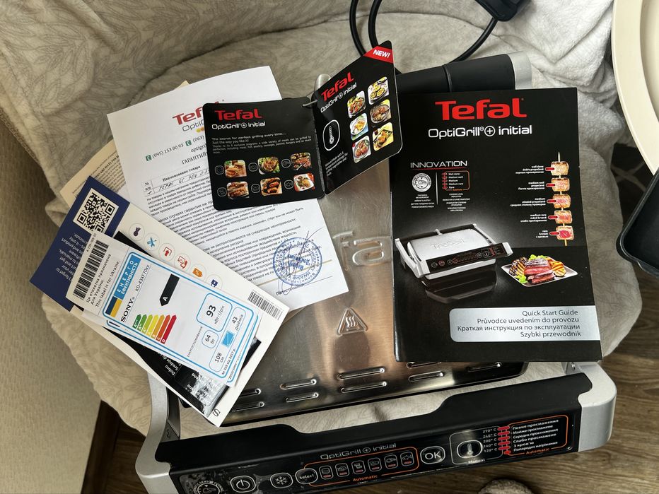 Гриль Tefal OptiGrill+ Initial