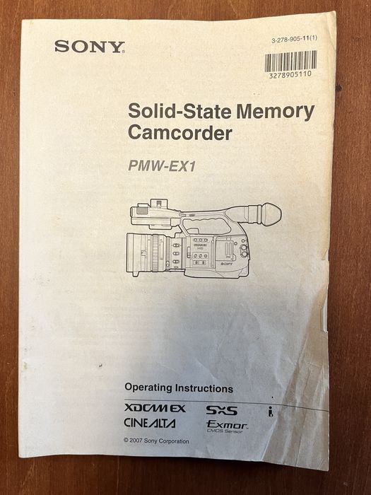 Kamera Sony PMW EX1  HD