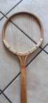 Drewniana rakieta tenisowa Dunlop, retro